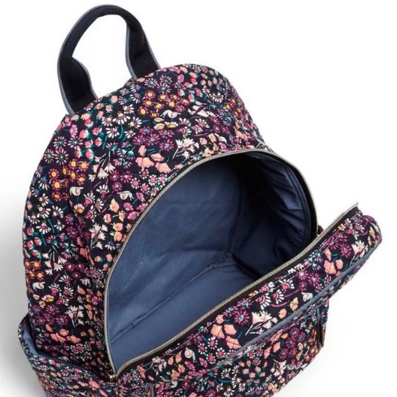 Vera Bradley Quilted Floral Backpack Garden Snail main image 12